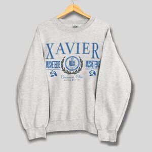 90s Xavier University Sweatshirt, Vintage Xavier University Shirt For Men Women